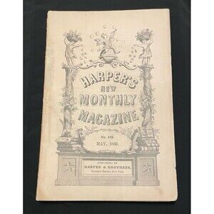 1866 May - Harpers New Monthly Magazine Interesting Historical Articles Africa